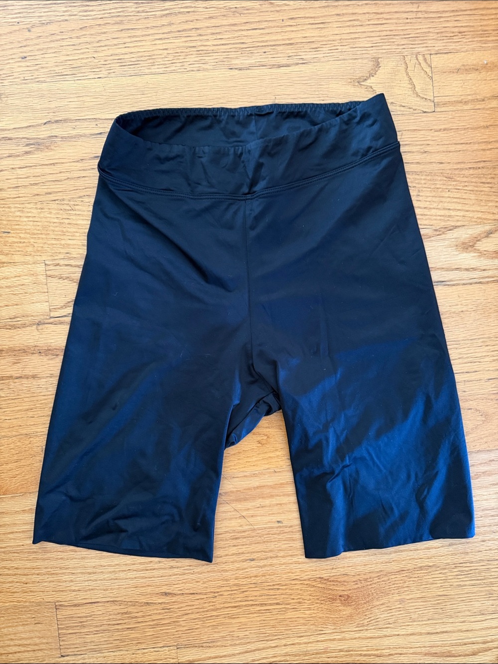Negative Underwear Black High-Rise Bike Shorts
